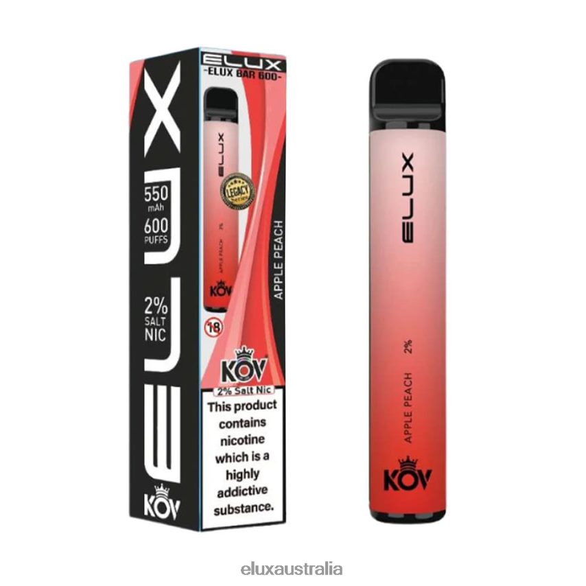Elux Bar Legacy Series Disposable Vape Apple Peach BZ2F0P103 - ELUX vape near me