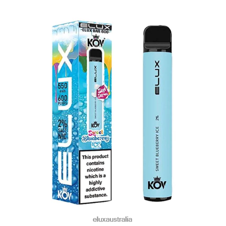 Elux Bar Sweet Series Disposable Vape Sweet Blueberry Ice BZ2F0P109 - ELUX vape price