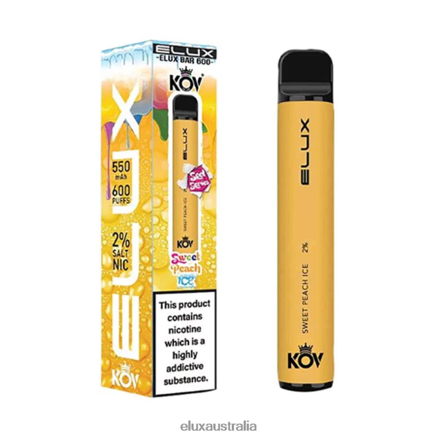 Elux Bar Sweet Series Disposable Vape Sweet Peach Ice BZ2F0P108 - ELUX vape Australia