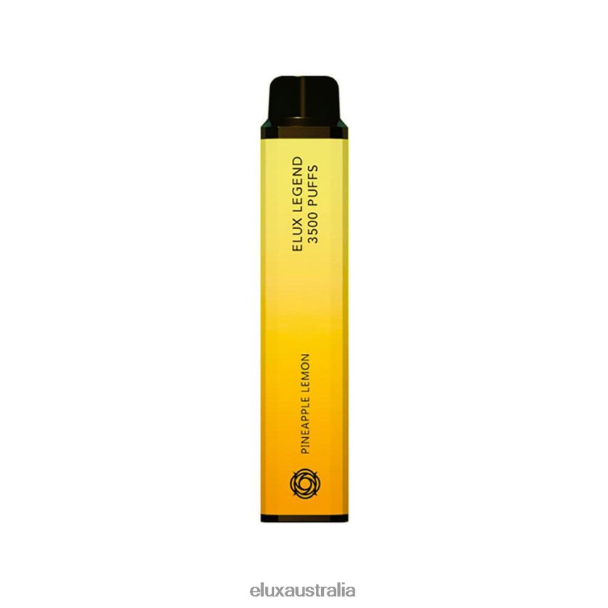 Elux Legend 3500 Puffs Disposable Vape Pineapple Lemon BZ2F0P12 - ELUX website Australia