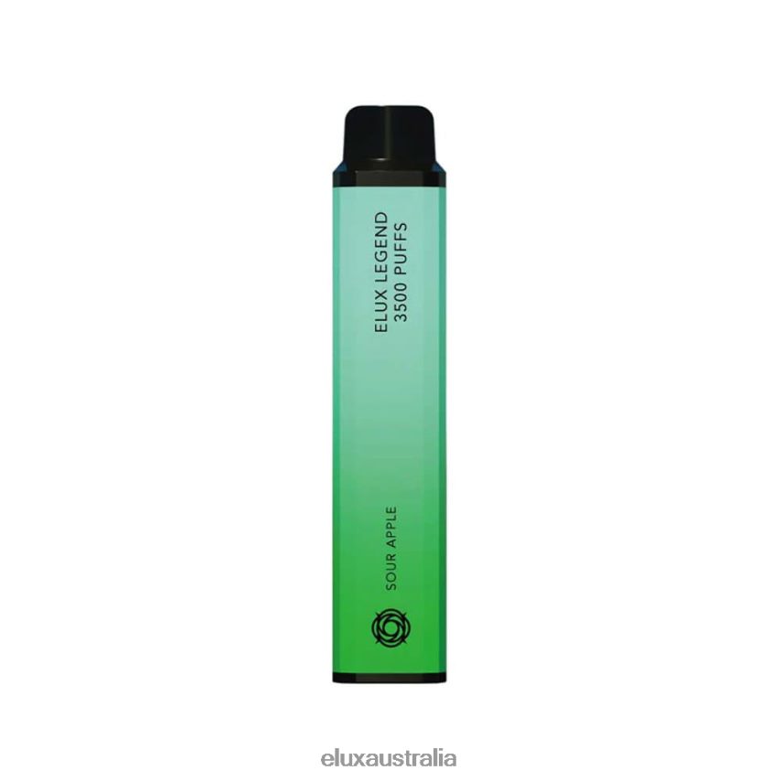 Elux Legend 3500 Puffs Disposable Vape Sour Apple BZ2F0P81 - ELUX wholesale Australia