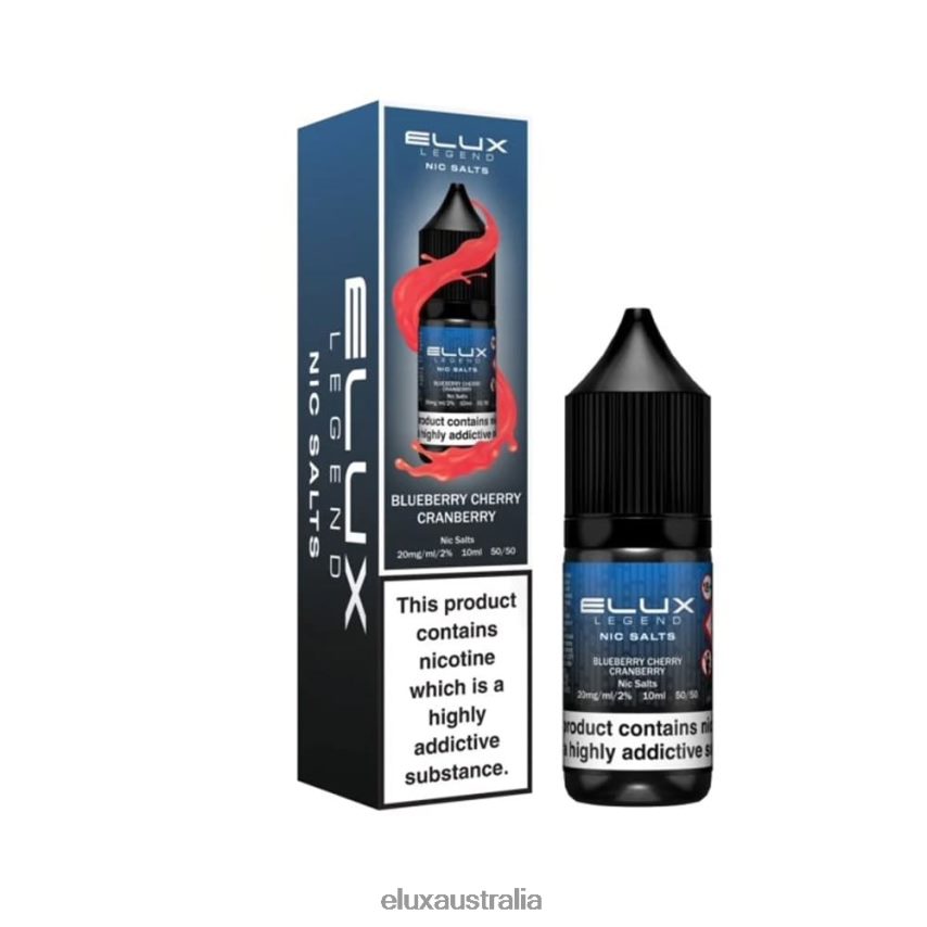 Elux Legend Nic Salt 10ml Blueberry Cherry Cranberry BZ2F0P4 - ELUX flavours