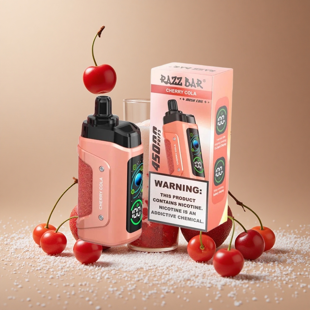 Razz Bar 45000 Puffs Disposable Vape Cherry Cola Adjustable Airflow wholesale Australia