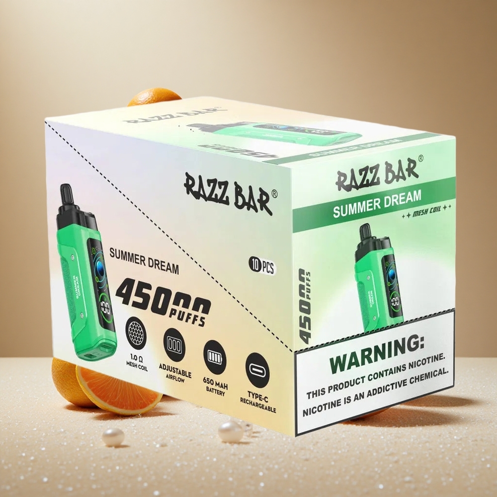 Razz Bar 45000 Puffs Disposable Vape Summer Dream Adjustable Airflow wholesale Australia