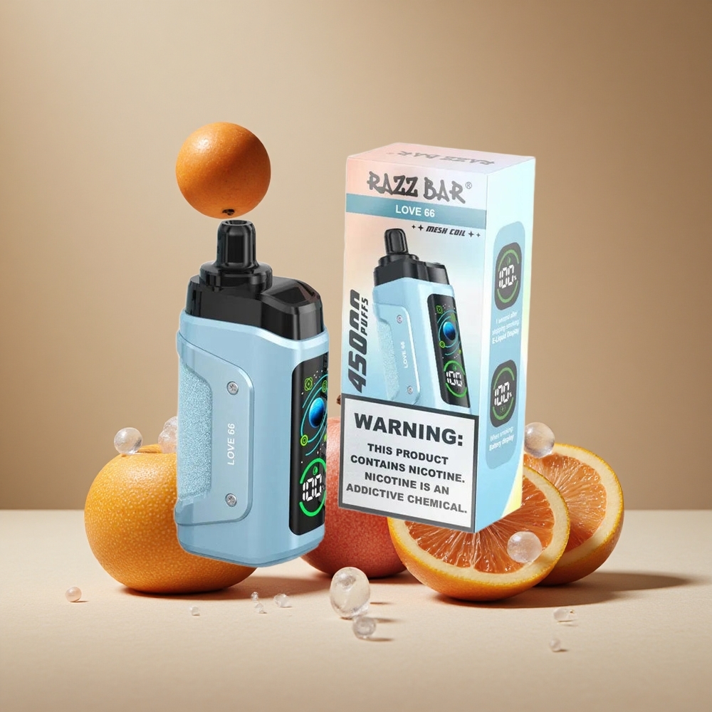 Razz Bar 45000 Puffs Love 66 Adjustable Airflow Disposable Vape wholesale Australia