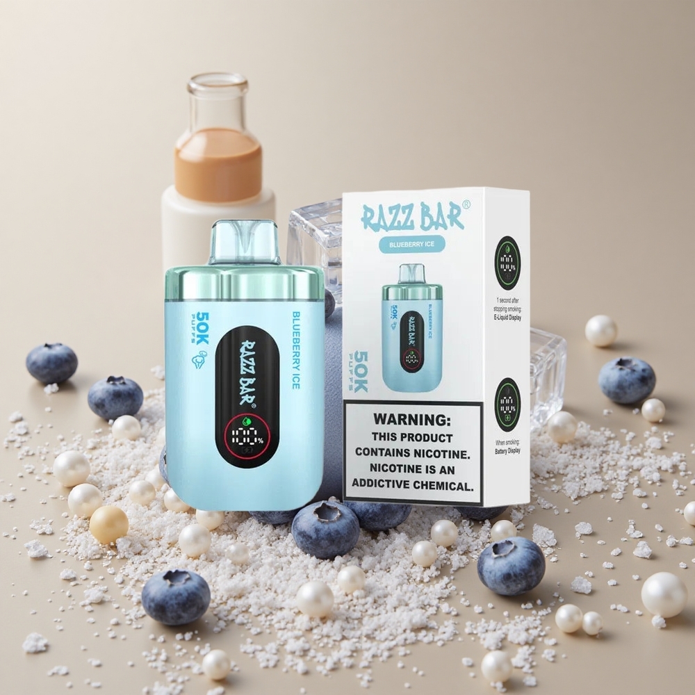 Razz Bar 50K Puffs Disposable Vape Blueberry Ice Type-C Rechargeable wholesale Australia