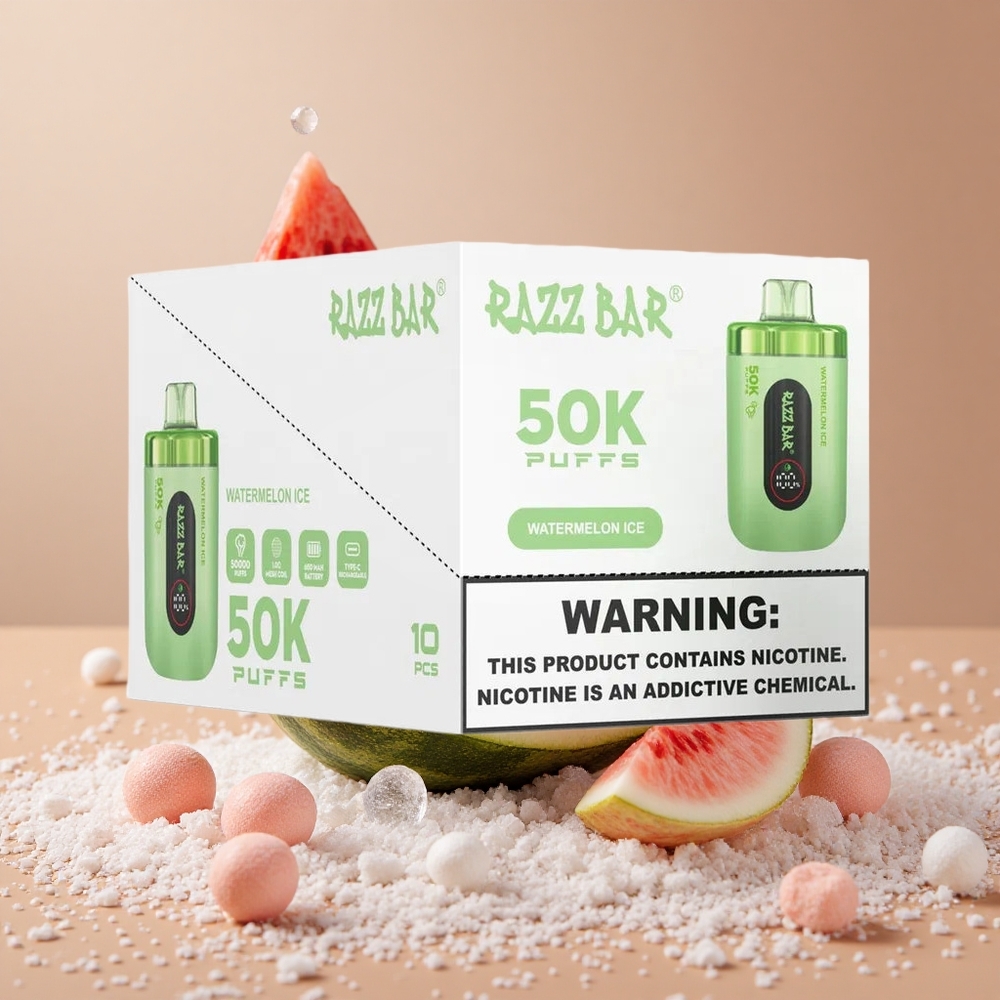 Razz Bar 50K Puffs Disposable Vape Watermelon Ice Type-C Rechargeable wholesale Australia