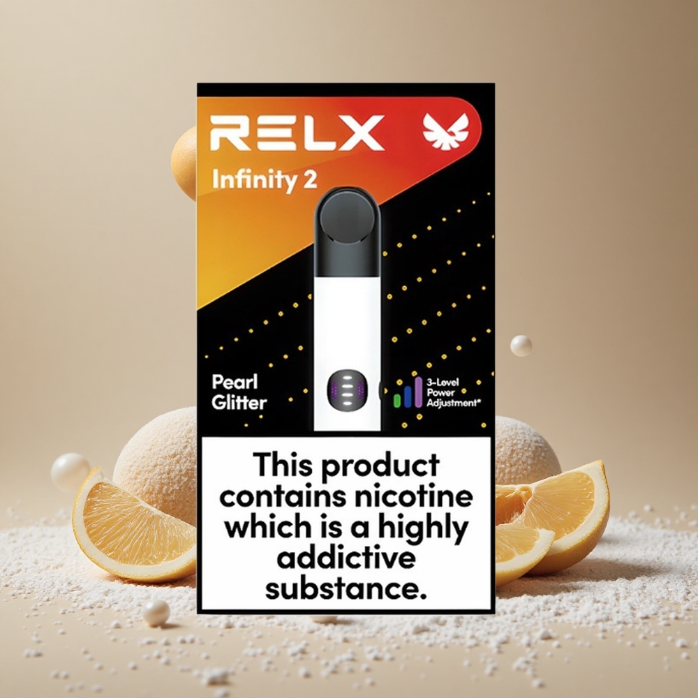 RELX Infinity 2 650 Puffs Pearl Powder Vape Device USB Type-C wholesale Australia