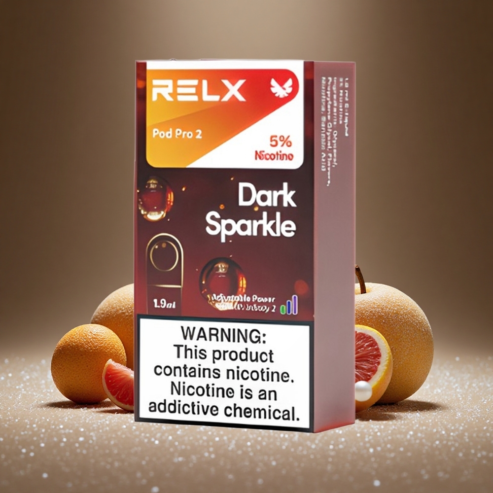 RELX Pod Pro 2 600 Puffs Dark Sparkle Nicotine 5% Wholesale Australia