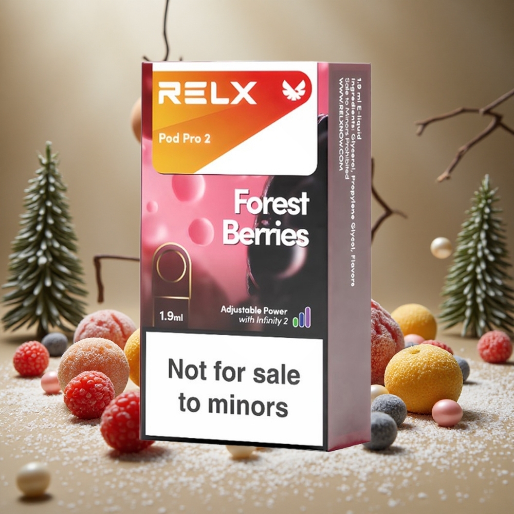 RELX Pod Pro 2 600 Puffs Forest Berries Nicotine-Free Vape Pods wholesale Australia