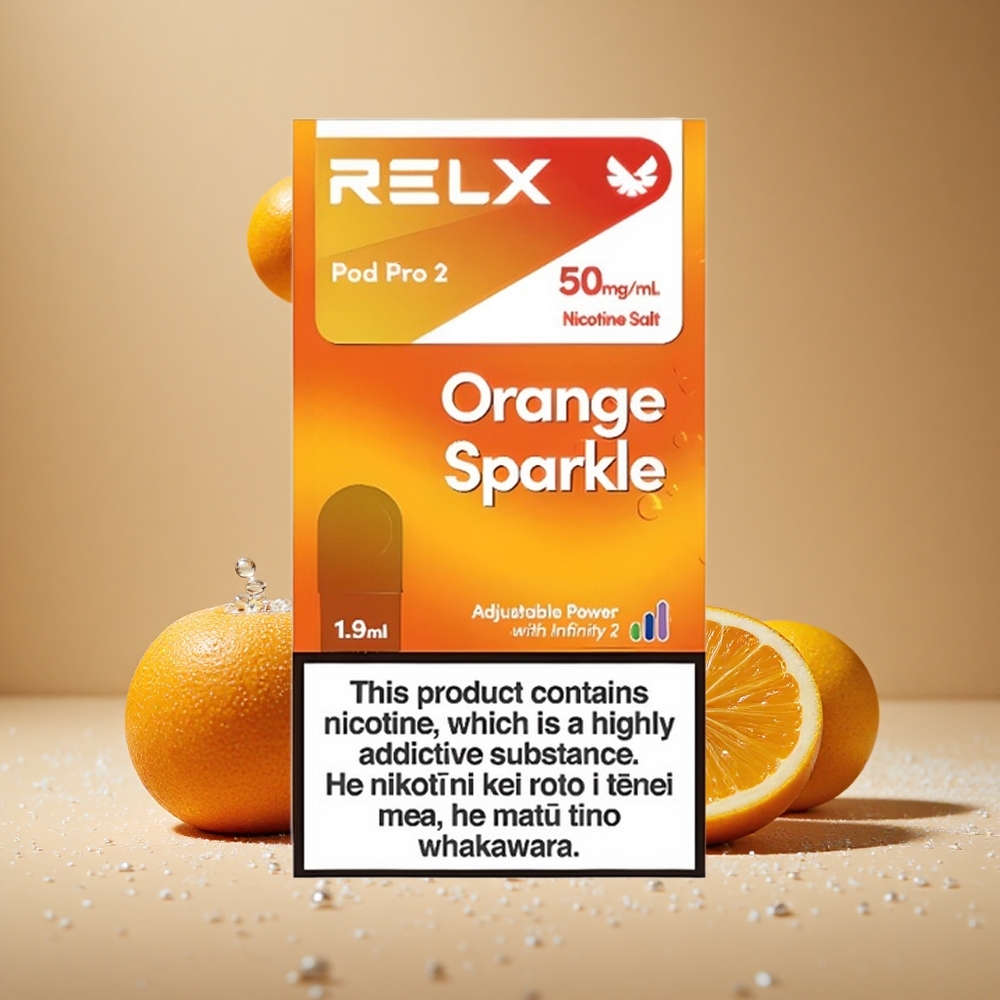 RELX Pod Pro 2 600 Puffs Orange Sparkle Wholesale Australia