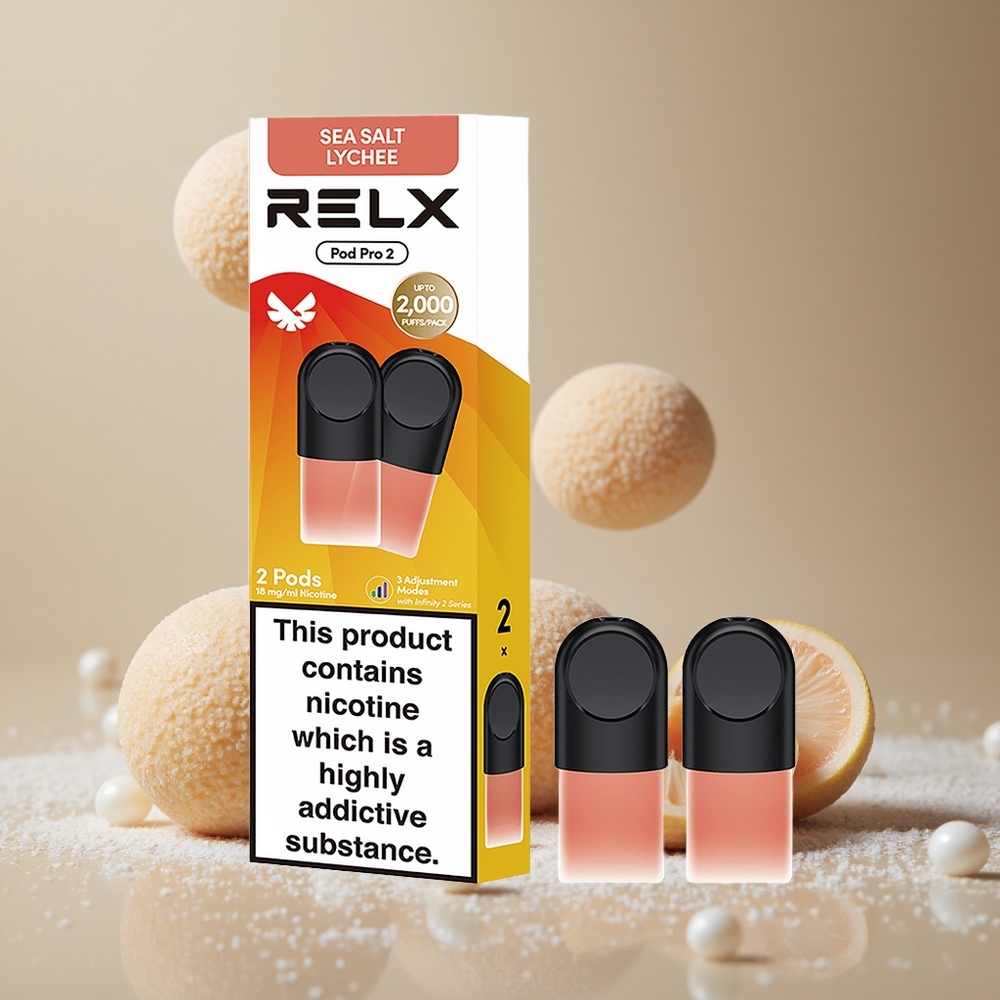 RELX Pod Pro 2 600 Puffs Sea Salt Lychee Wholesale Australia