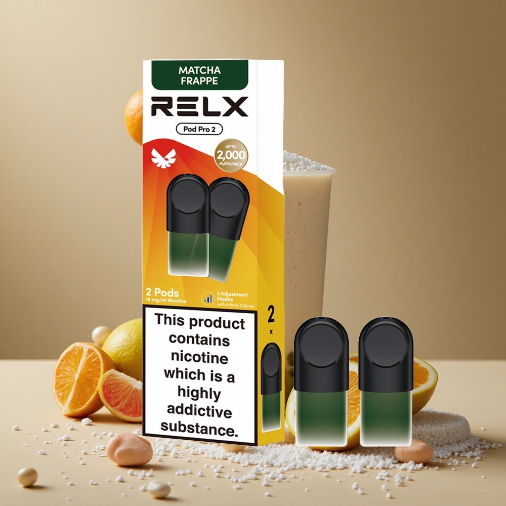 RELX Pod Pro 2 600 Puffs Tea-Matcha Frappe wholesale Australia