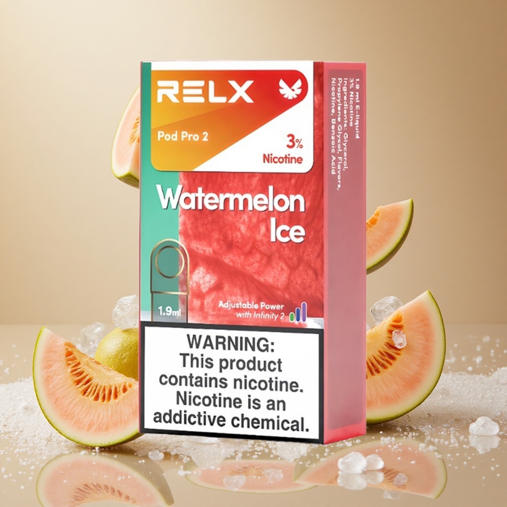 RELX Pod Pro 2 600 Puffs Watermelon Ice Vape Device Wholesale Australia