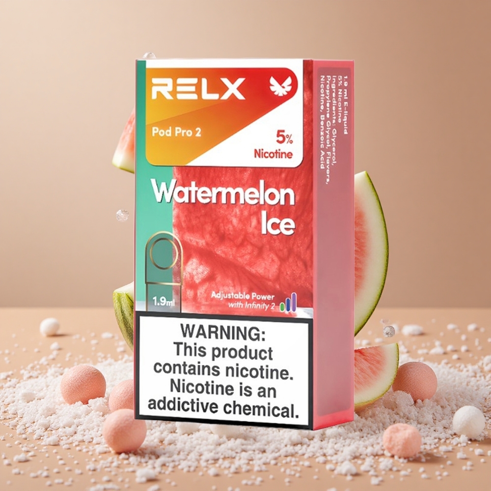 RELX Pod Pro 2 600 Puffs Watermelon Ice Vape Device wholesale Australia