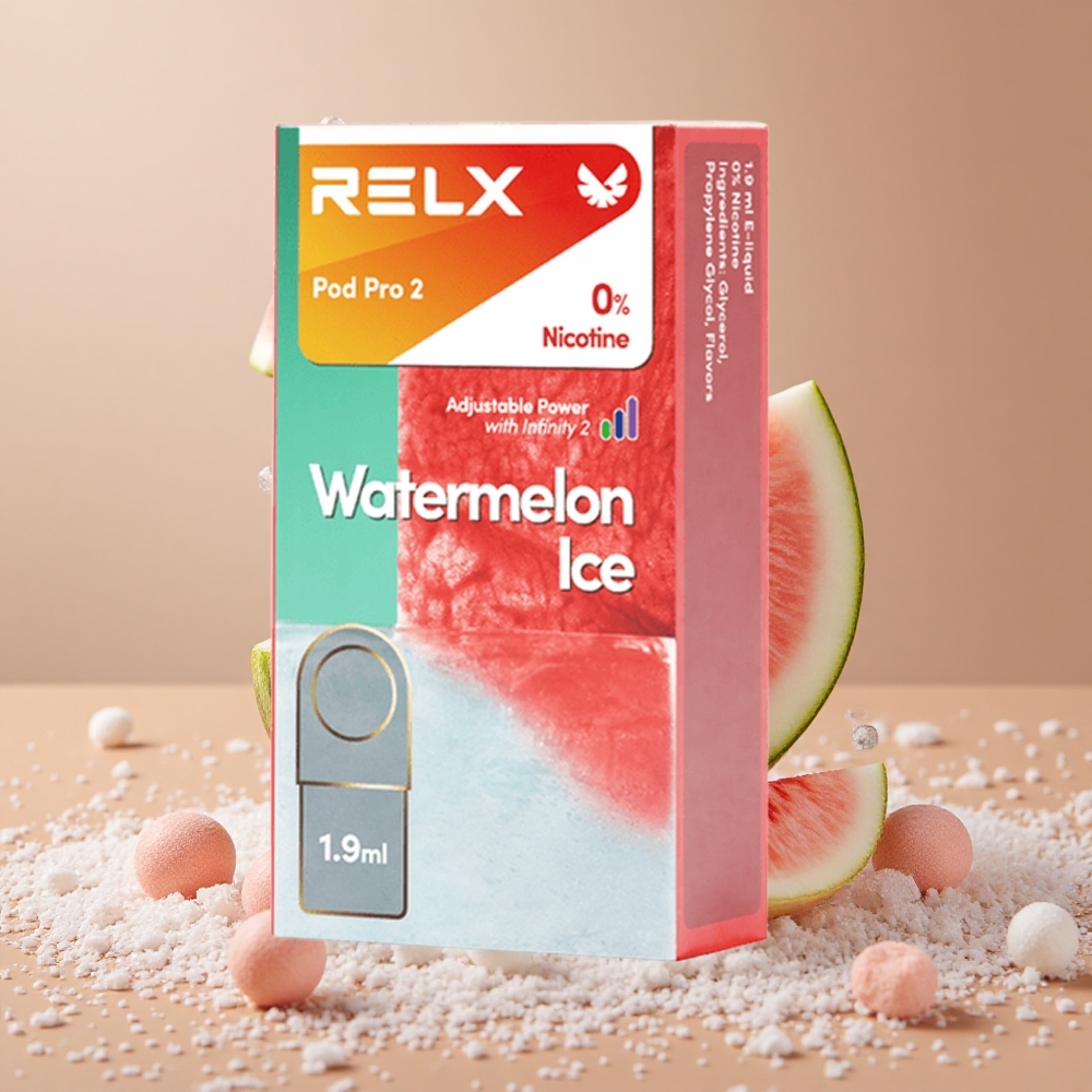 RELX Pod Pro 2 600 Puffs Watermelon Ice Zero Nicotine wholesale Australia